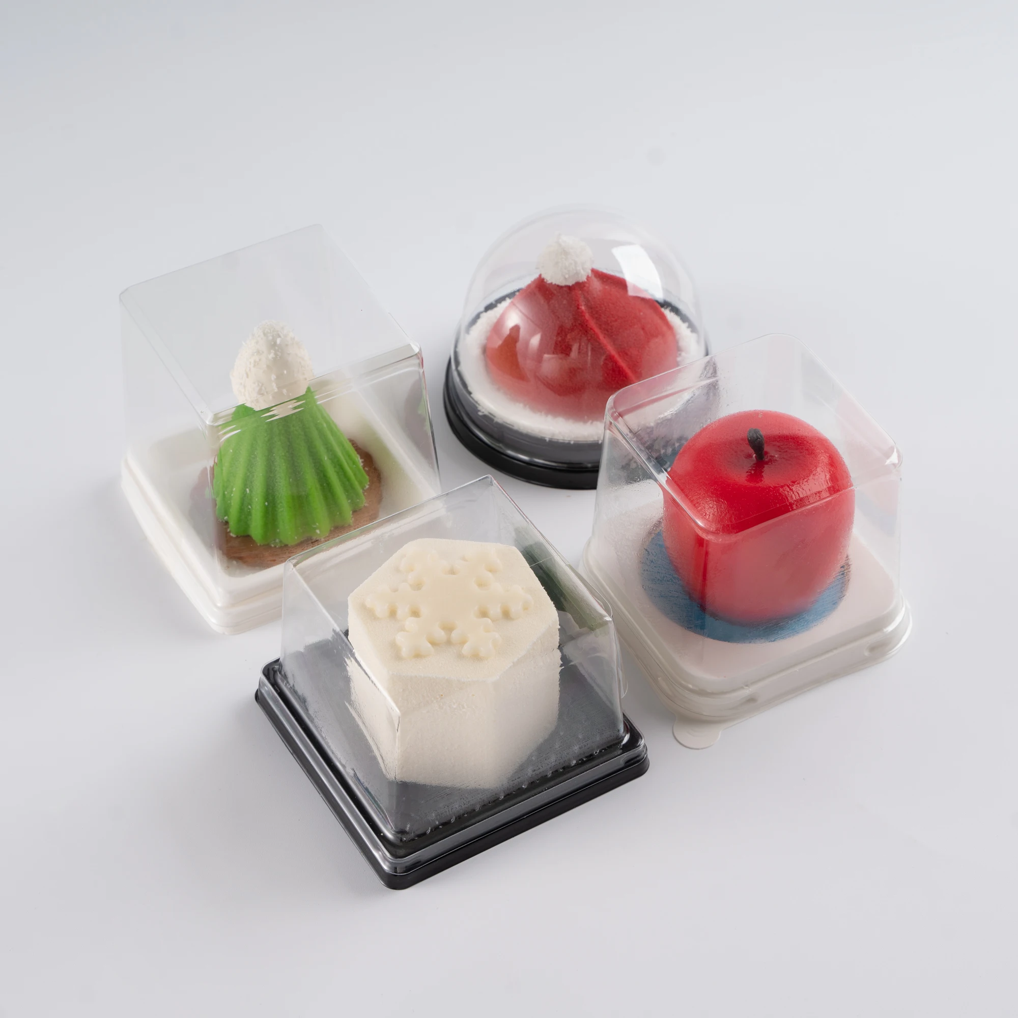 Снежное печенье Рождественский яблочный пирог Рождественская елка matcha чизкейк горячий шоколад лавовый торт Замороженные праздничные торты