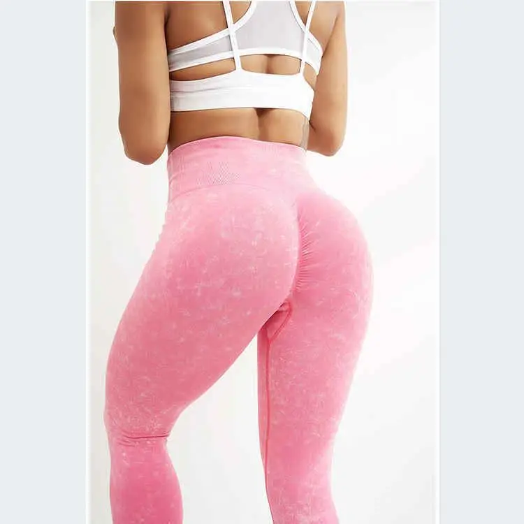 Ready To Ship High Wasted Women Leggings Fitness Naked Feeling Butt Lifter Butt Lifter Shorts Yoga Cropped Trousers (1600346758671)