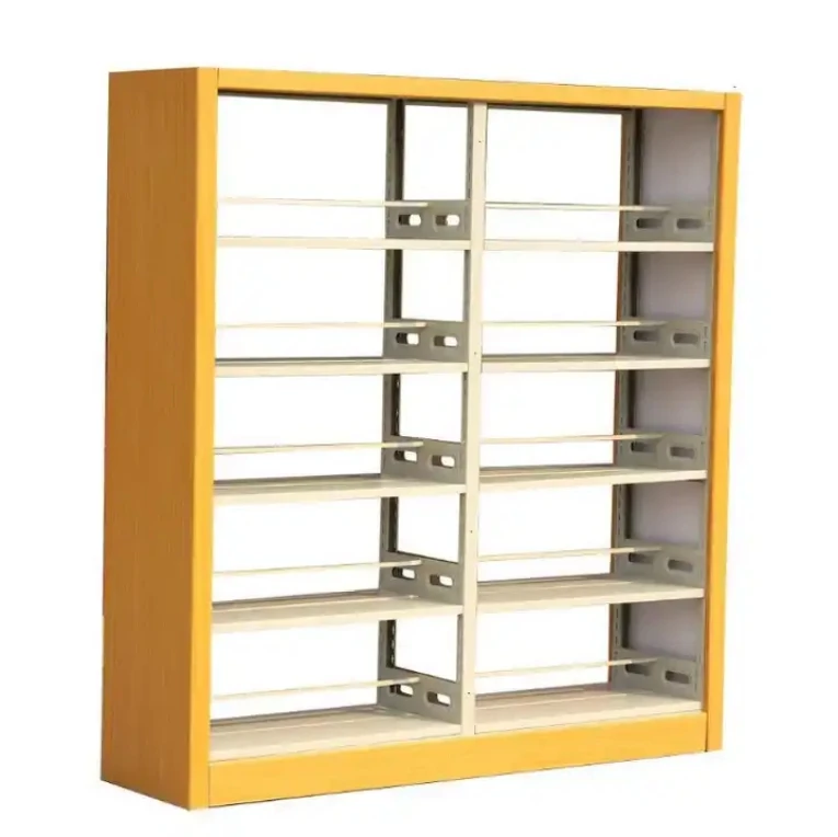 New Style Offer 5 Storey Vertical Bookshelf Wooden Steel Bookcase For Sale