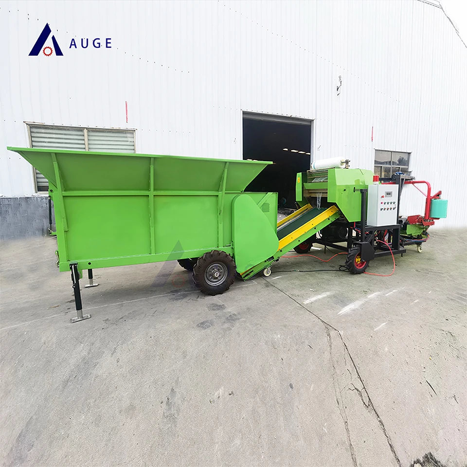 Silage Baler And Wrapper for Sale Silage Baler 4-6 Tph Advanced Silage Packing Machine  for Animal Feed