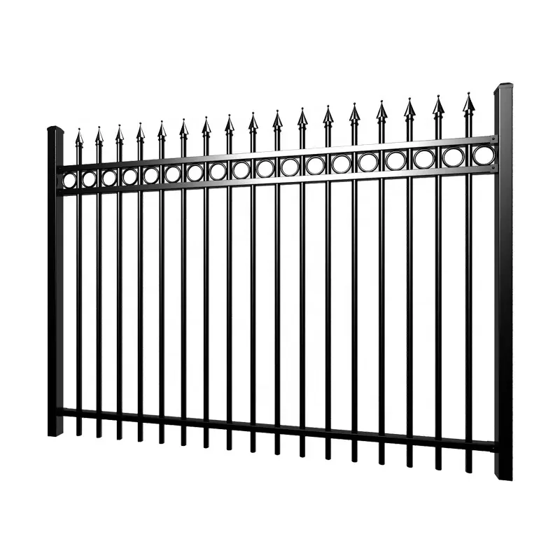 galvanized gate and steel safety fence steel grills steel square tube fence designs