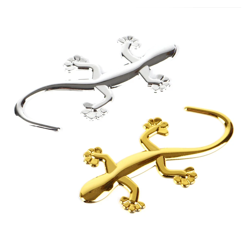 Logo Car Badge Metal Emblem Lizard Gecko Badge Decorate Sticker And Durable Personalized Metal Decorative Car Sticker