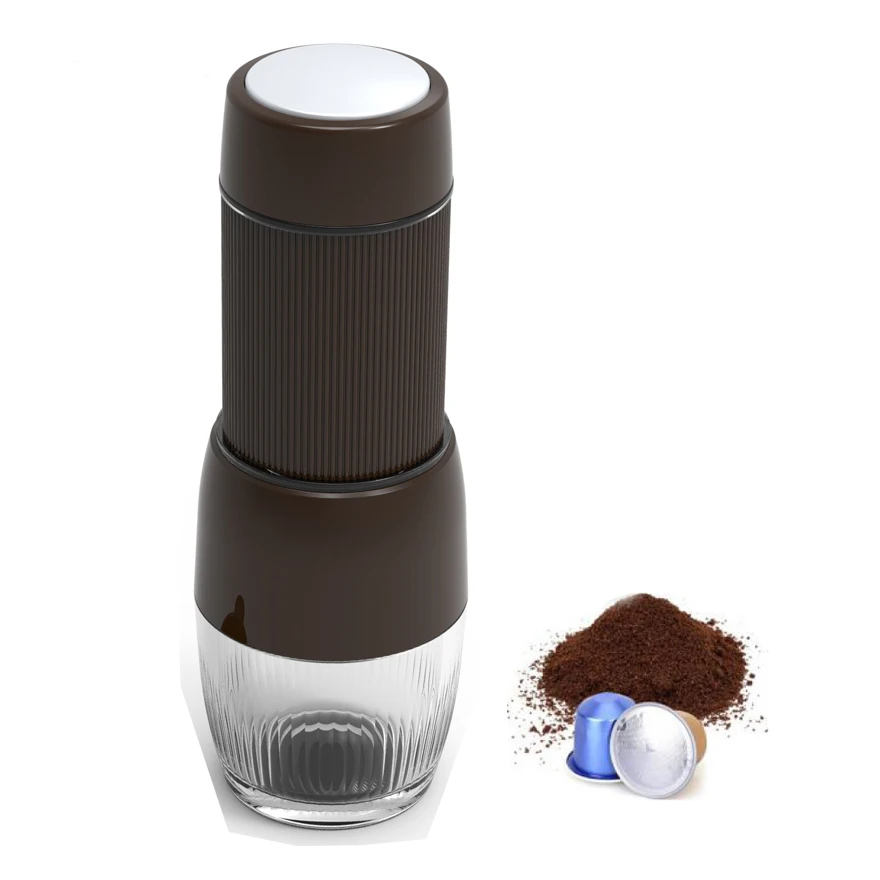 Antronic NEW 2 in 1 compact size portable coffee machine for travel