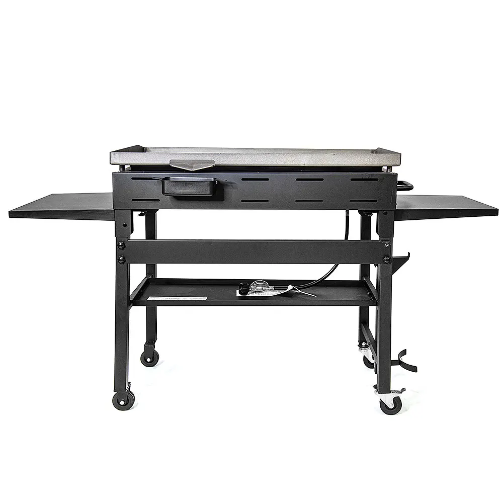 Outdoor 6-8 People BBQ 4 Burners Gas Grill Stand Up Flat Top Propane Grill