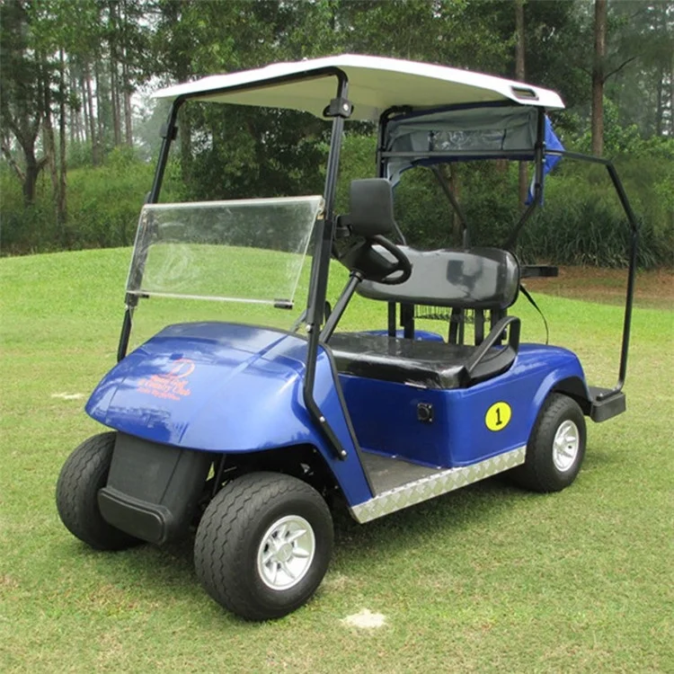 Низкая цена, 4 сиденья, клубный автомобиль, бензиновая тележка для гольфа, газовый скутер, тележка для гольфа со складным задним сиденьем