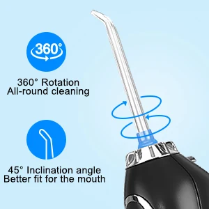 H2ofloss 5 modes 8 nozzles teeth cleaner water flosser Electric water dental flosser oral irrigator