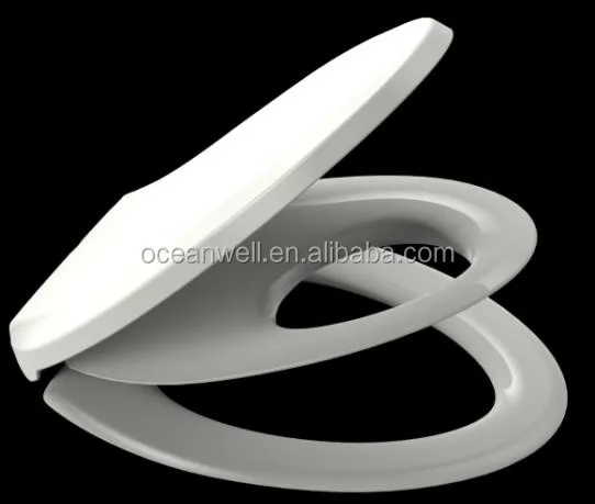 Custom Luxury Toilet Cover Seat Custom PP Material Toilet Seat Cover Bathroom Slow Close Toilet Cover Seat