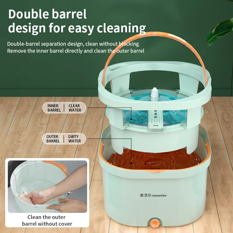 High Quality Dust Mop Long Flat Floor Cleaning Mop Head With best selling  flat mop microfiber squeeze