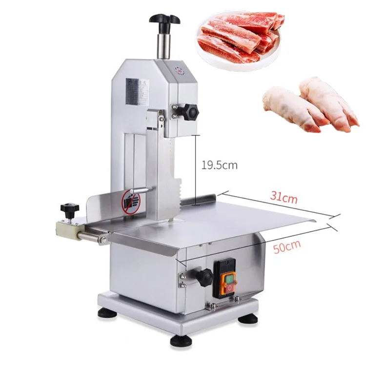 Commercial Electric Meat Bone Saw Machine Chicken Beef Cow Pork Frozen Bone Meat Band Saw Cutting Machine