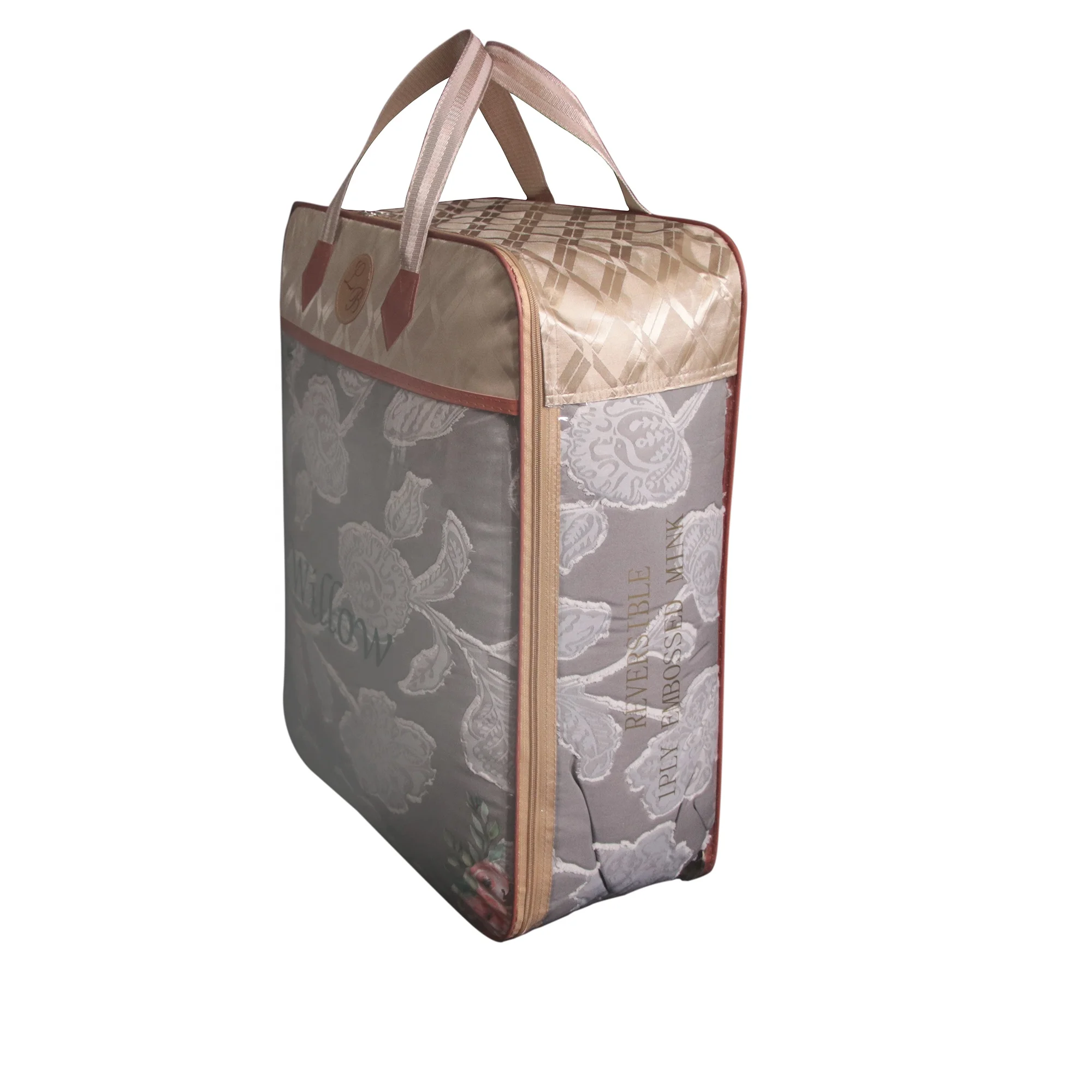 Leather PVC Pillow/Blanket/Quilt/Comforter set Zipper bag Plastic Packaging Bags