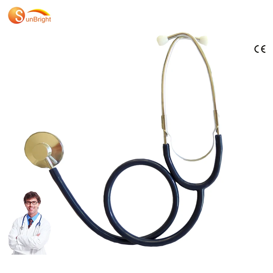 Stethoscope manufacturers price Aluminum alloy adult single hearing stethoscope