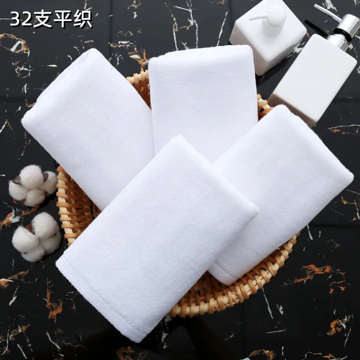 Wholesale towels all cotton bath towels square beauty salons hotels white five-star hotels bath towels