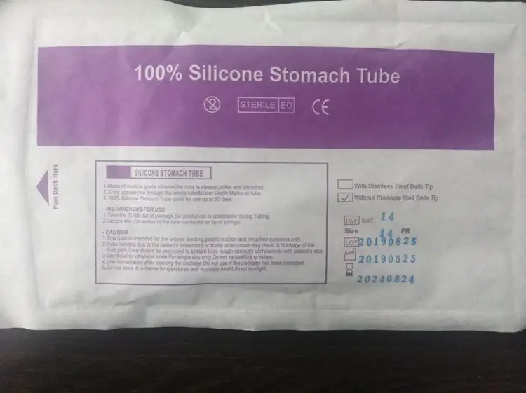 Pvc Stomach Tube Medical Pvc Disposable Medical Grade Pvc Material Stomach Tube 120cm