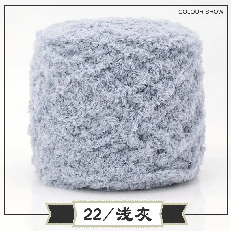 Coral Fluff Thread Scarf 100% Polyester Half Side Cashmere Yarn Recycled Braided Towel for Babies Wholesale