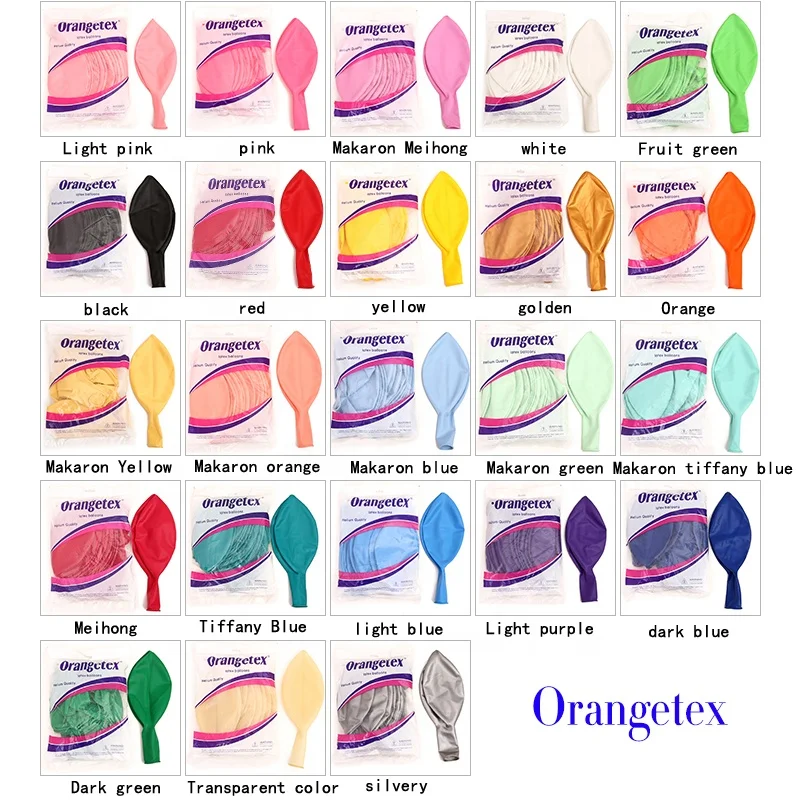 Orangetex wholesale round shape big latex giant 36 inch balloons