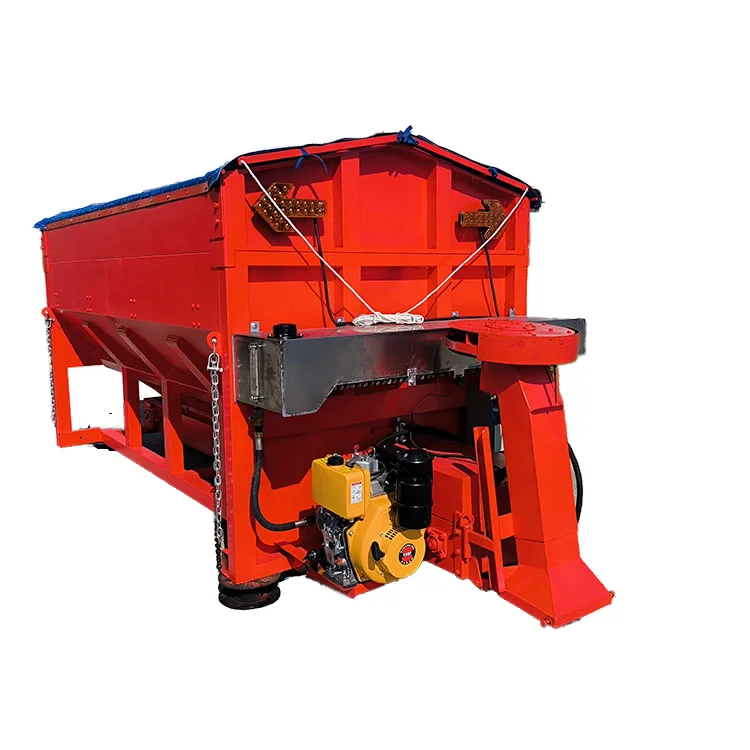 New vehicle-mounted road equipment salt spreader ice-melting pavement construction machinery
