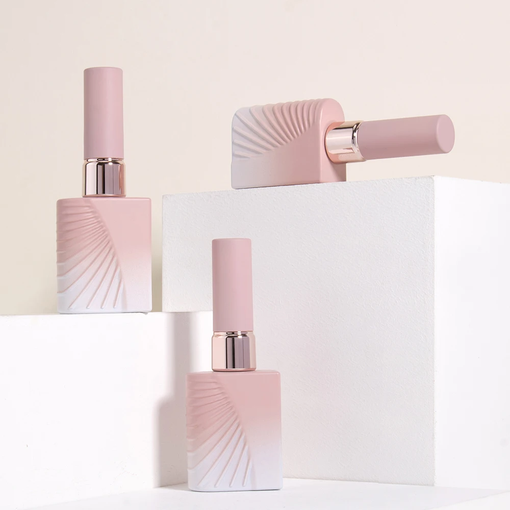 Oem Bottle Silk screen Press Modern Nail Polish bottle Custom Pink nail products Salon UV Gel nail polish