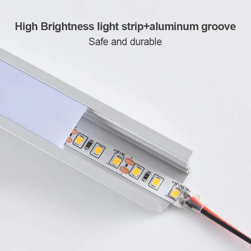 OEM ODM Indirect leds Aluminum Profile PC Cover LED Strip Light Cover For Strip light