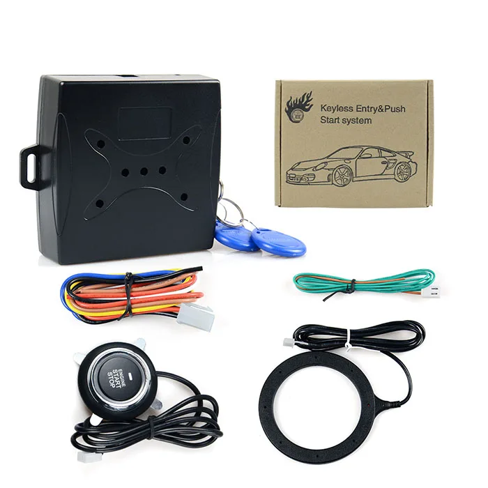 12V Car Start Stop Button Engine Push Start Button Alarm Lock Keyless System Tactile Buttons