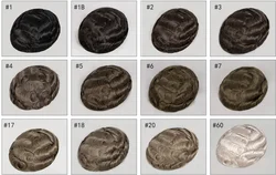 Кожаный чехол для мужского парика протез система замены волос силикона