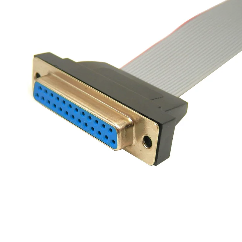 RS232 cable  DB25  plug to IDC Flexible Ribbon Cable