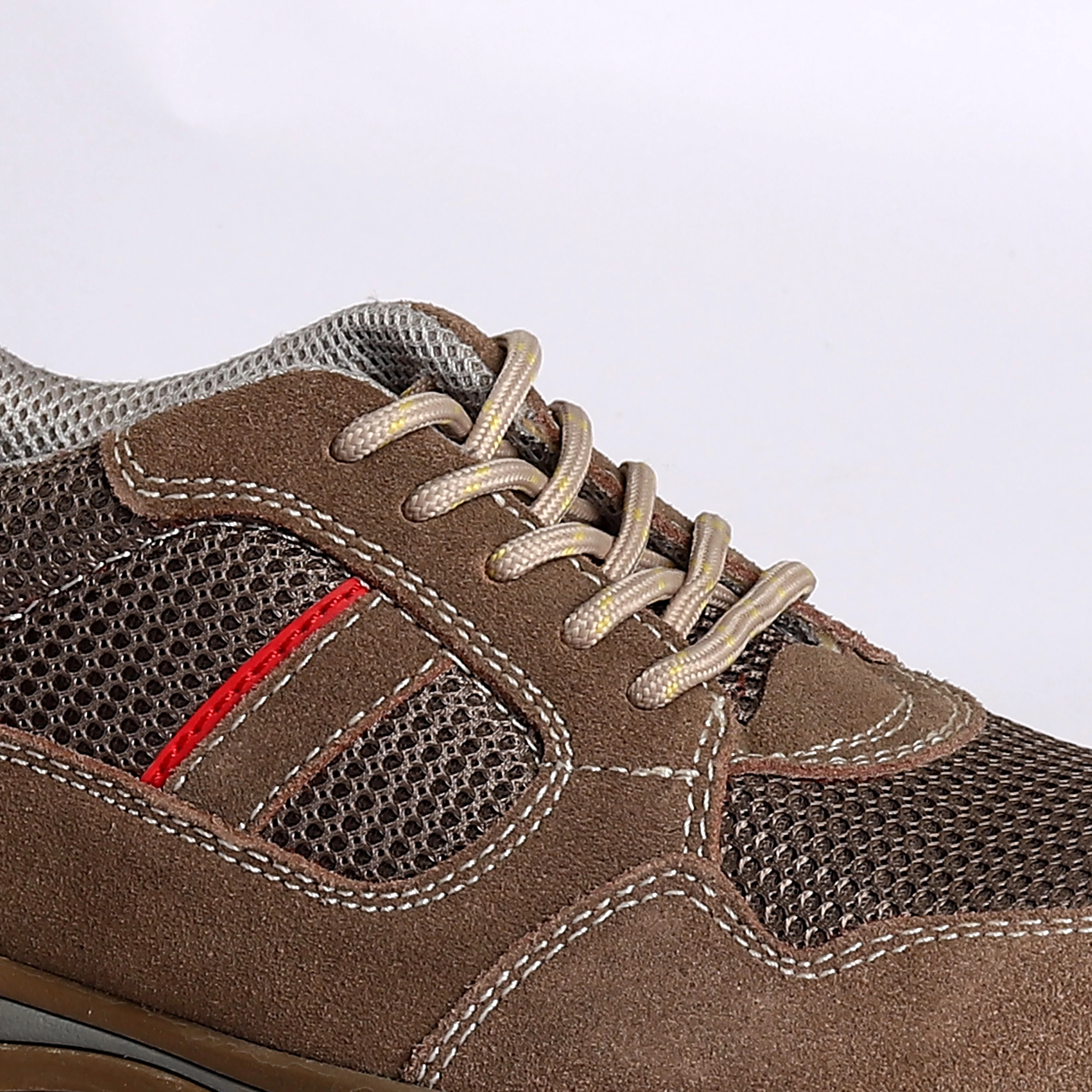 ODM and OEM Custom logo Steel Toe Eva Mesh Rubber Outsole Fly Knitting Non slip Shoes Men Puncture Resistant Safety Shoes