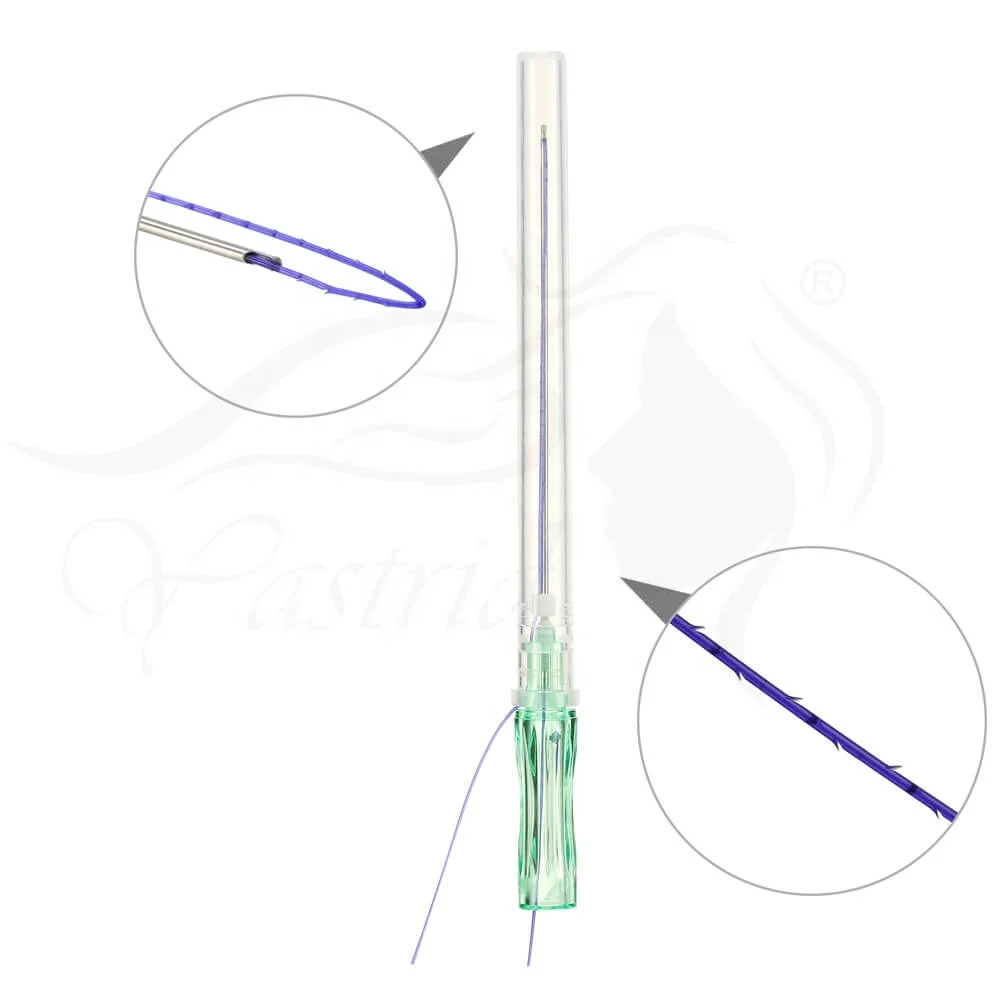 Yastrid nonsurgical face lift Cog 4D 6D 21G 60mm/100mm Strong lifting korean  pdo thread for face, fox eyes lift