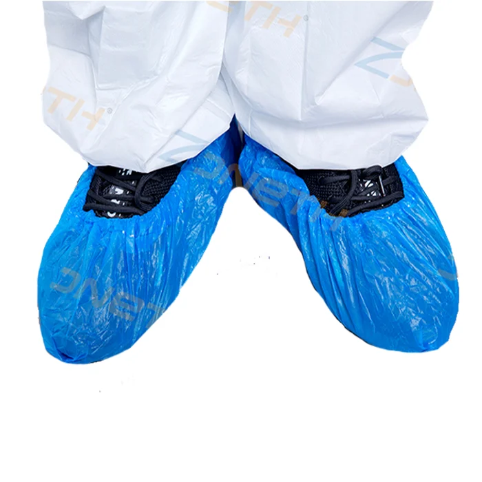 Disposable general medical supplies hospital safety product PE/CPE  disposable plastic shoe cover