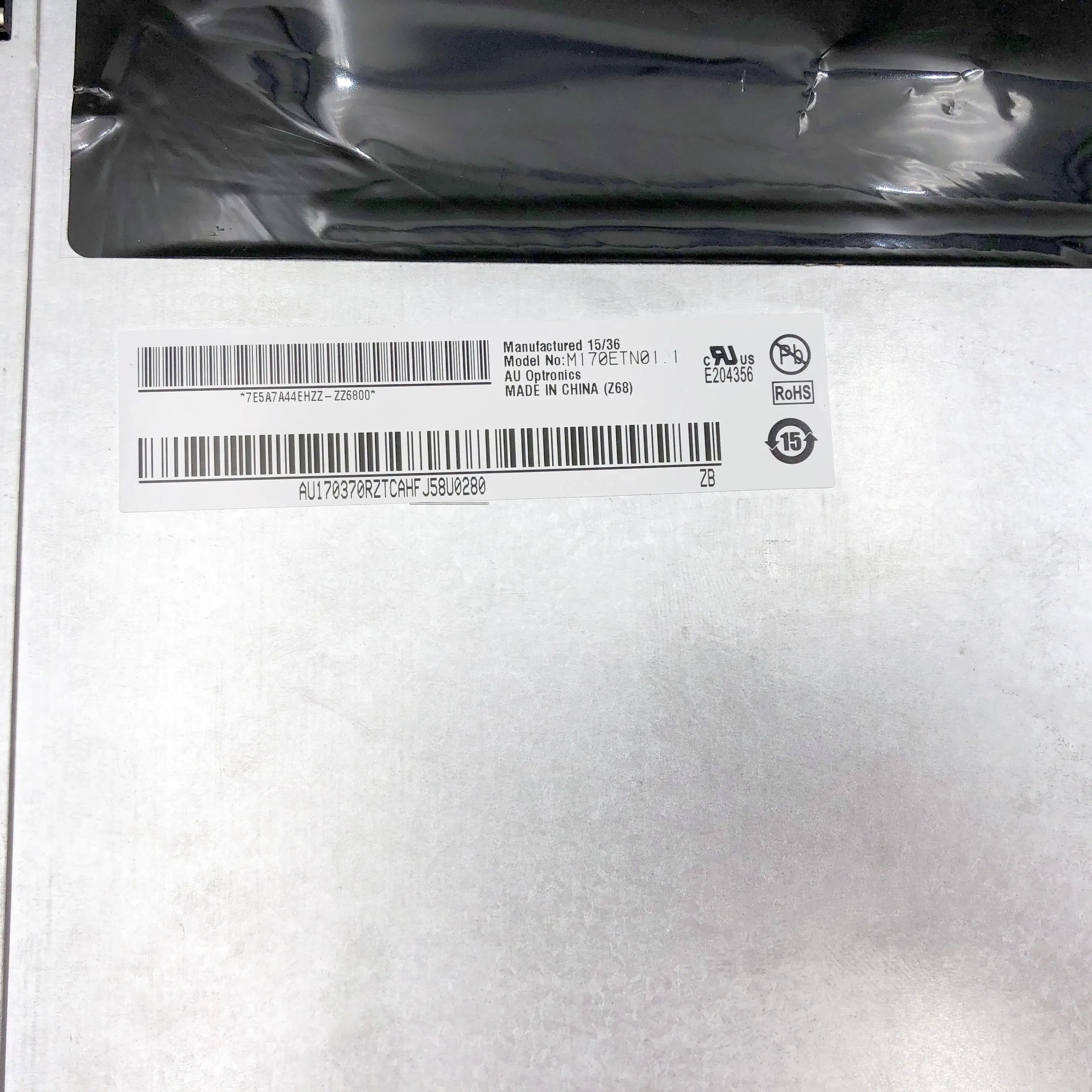 17-дюймовый ЖК-модуль TFT M170ETN01.1 с 1280*1024 1000 nits и LVDS-кабелем ЖК-дисплеем