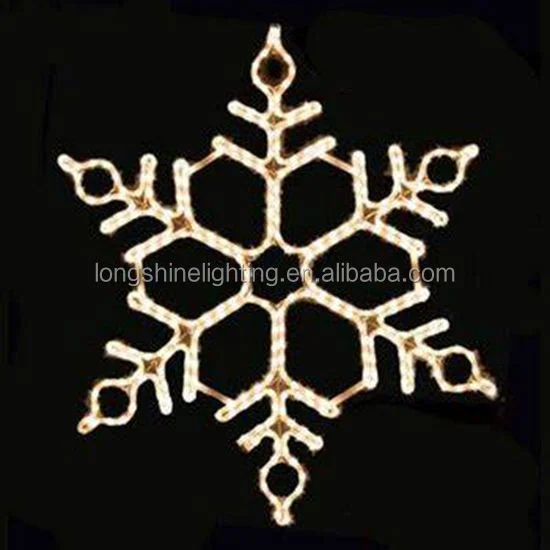 Hot sales Christmas decoration chasing LED Snowflake Motif Light