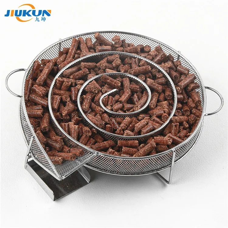 Light weight hot sell BBQ smoke generator 19cm spiral stainless steel cold smoke generator