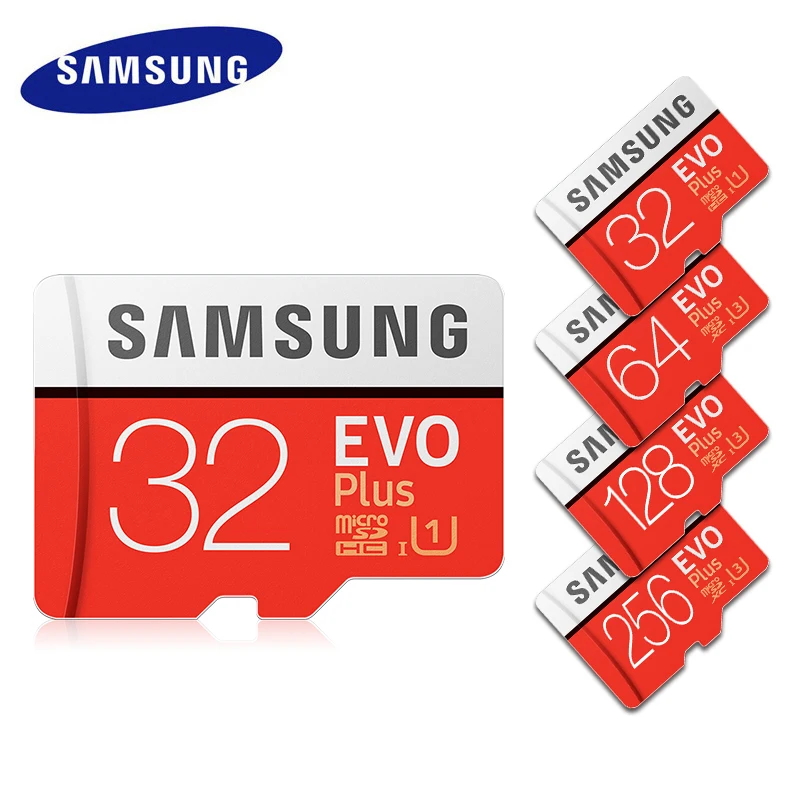  Оригинальный SAMSUNG micro EVO Plus SD карта 32 гб 64 128 256 512