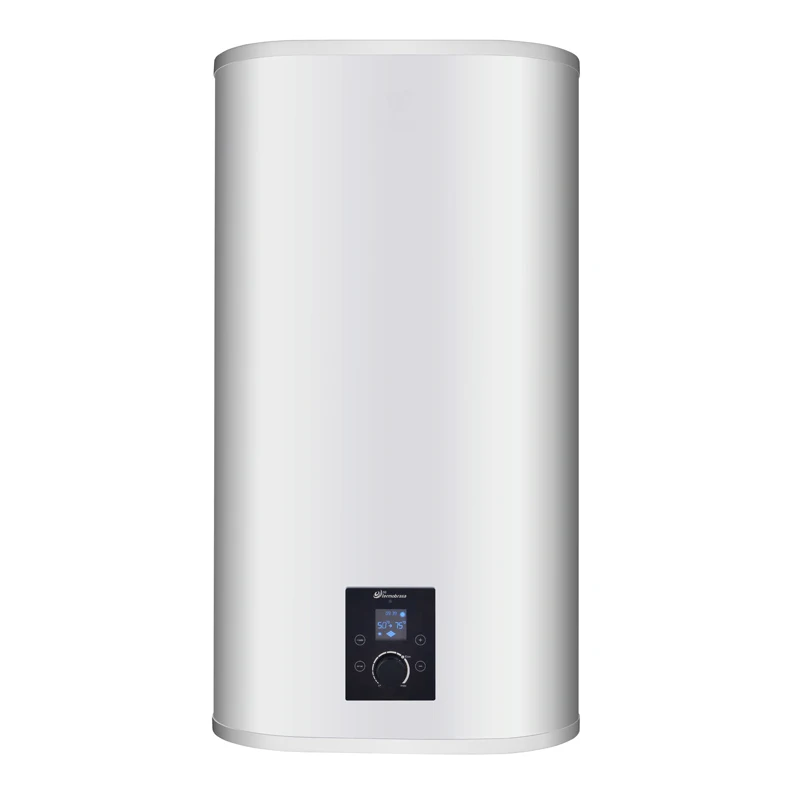 OEM Smart WiFi Hot Water Heater Slim Vertical Double Tank Stainless Steel with Plastic Housing Wall Mounted for Household Use