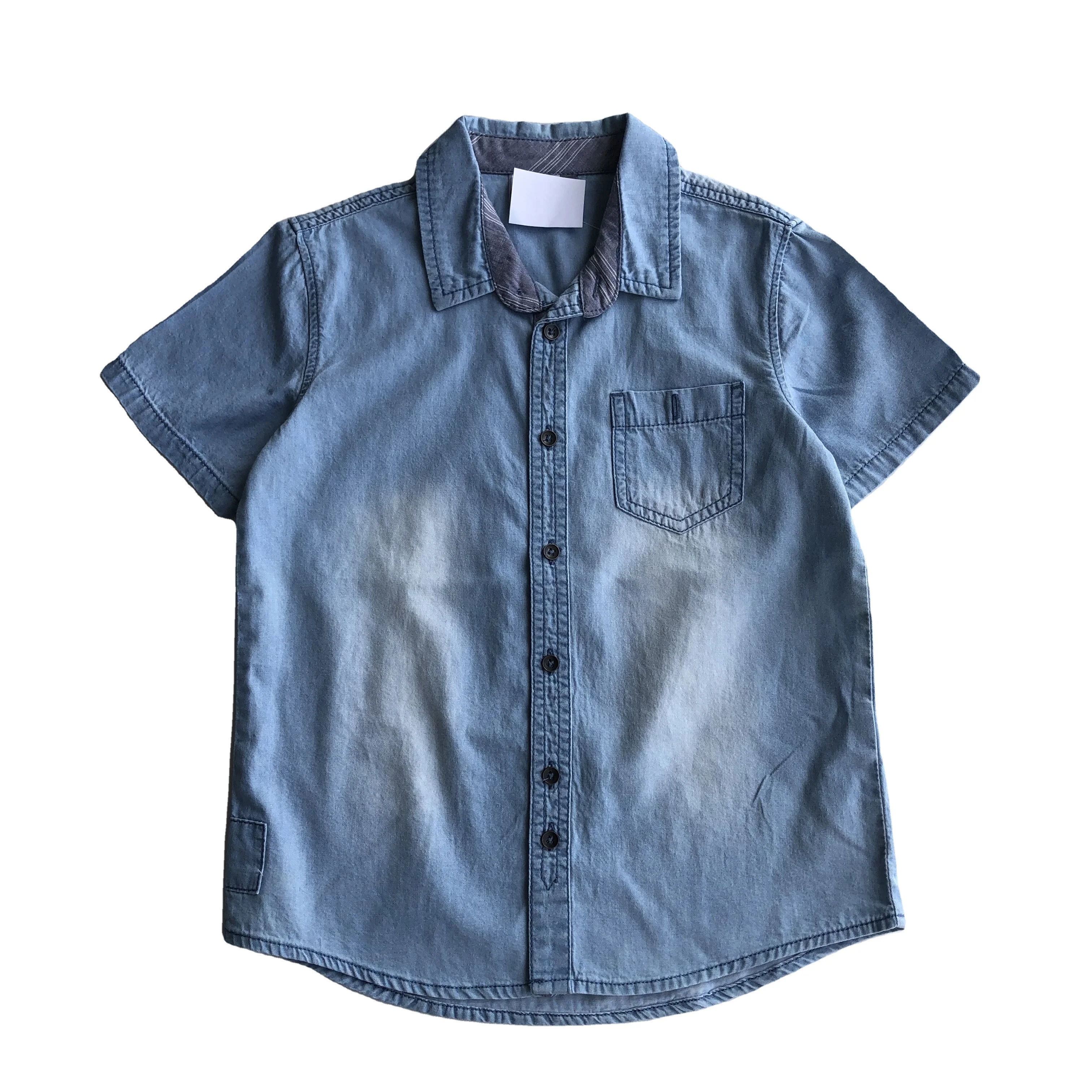 
Guaranteed Quality Proper Price boys shirt teen boys Denim shirt 