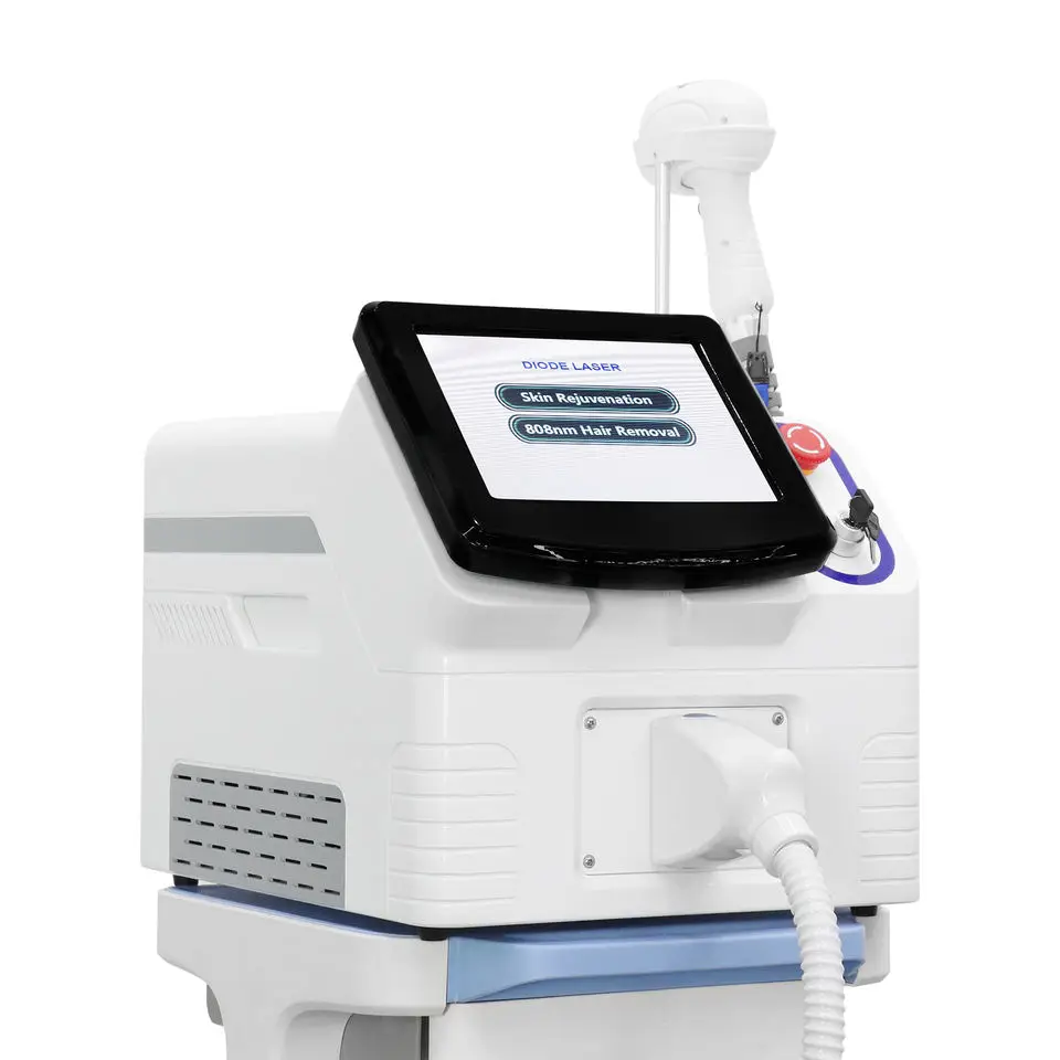 3 wavelength 808nm diode laser beauty machine commercial 808 laser hair removal machine price