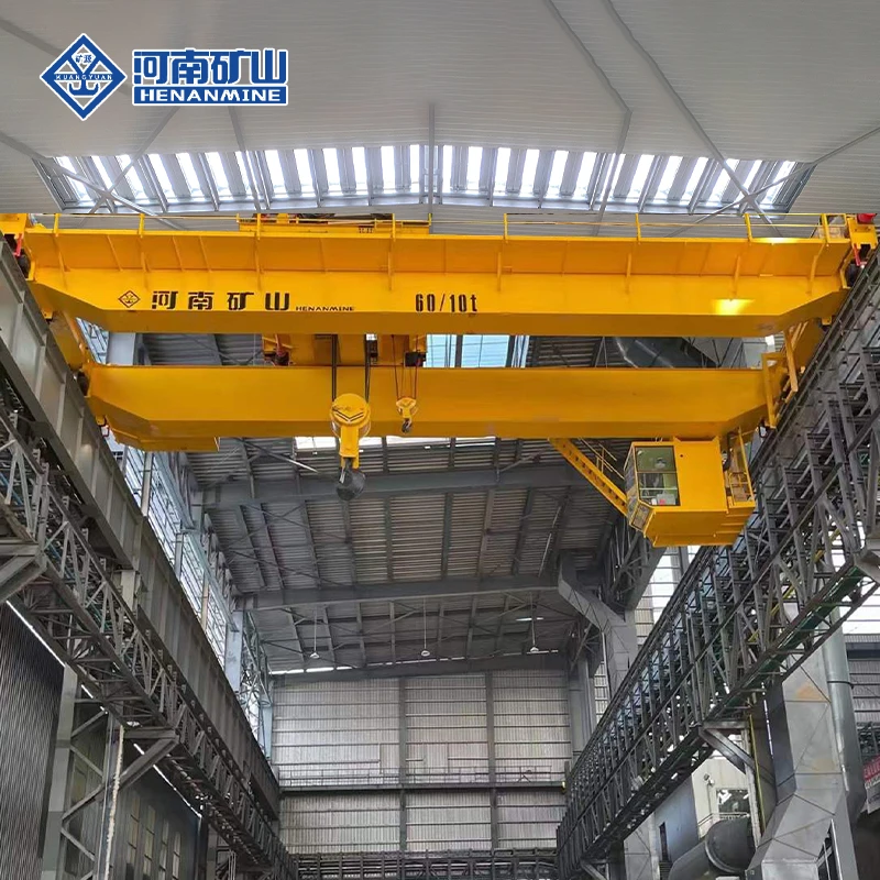 VFD Control Speed 150 Tons Heavy Duty EOT Double Beams Electric Overhead Crane