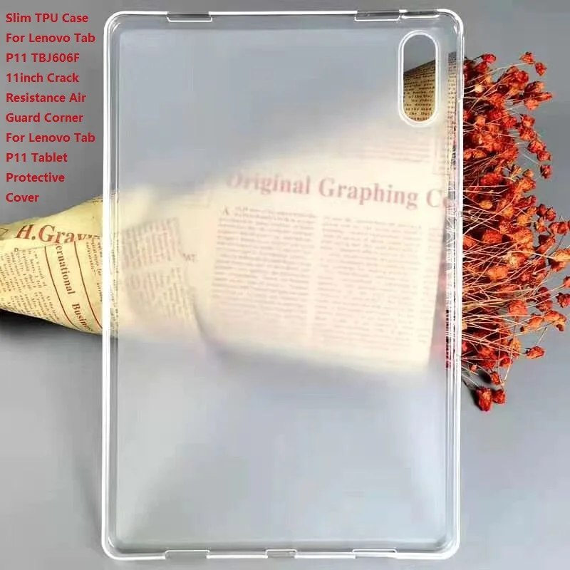 
TPU Protective Case Crack Resistance Tablet Cover for Lenovo Tab P11 Pro TBJ606F 11inch TBJ706F 11.5inch 