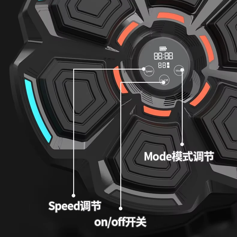 2024 new stylehome-use black intelligent bluetooth affix music lighting  boxing machine