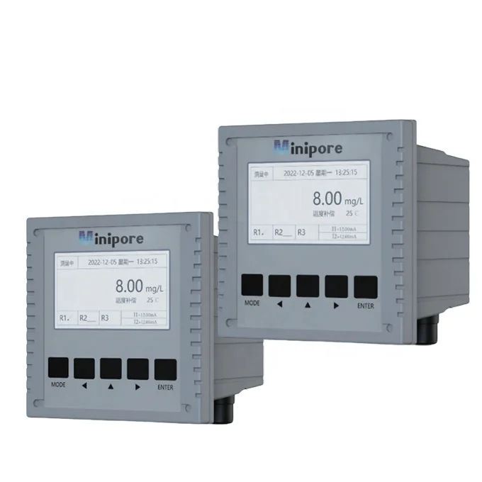 High quality online water digital residual chlorine analyzer controller pool chlorine tester with 420ma residual chlorine sensor