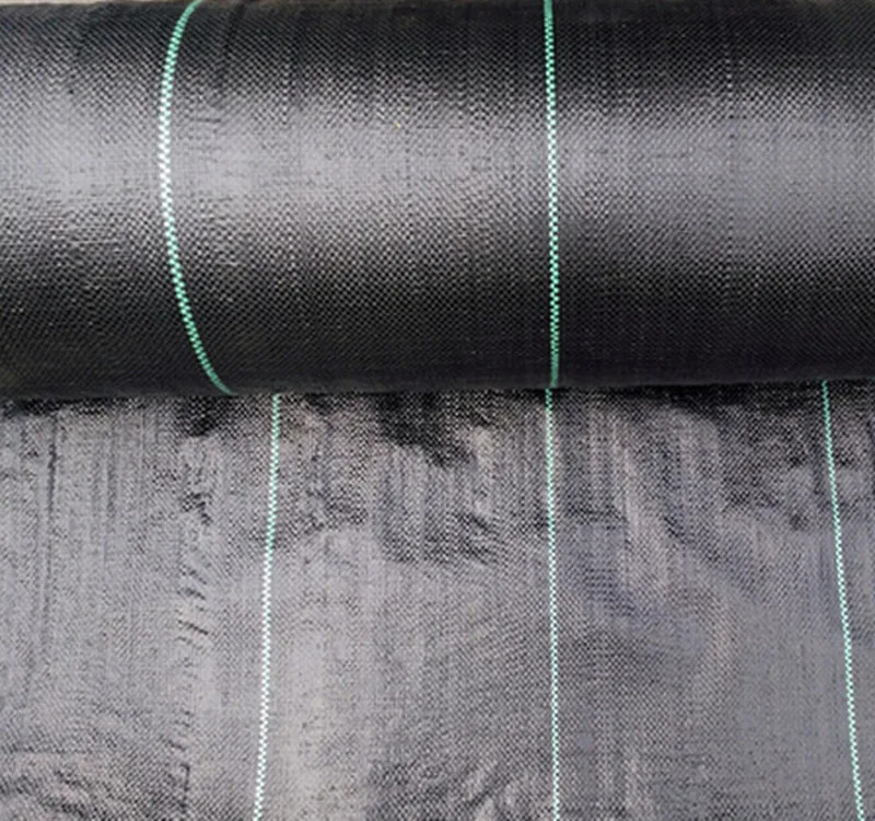 
Polypropylene Woven Weed Barrier Cloth, Black Garden Ground Covering Woven Fabric, Agricultural Plant Anti Root Weed Mat With 