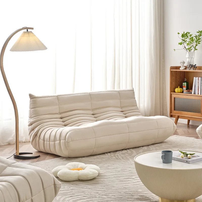 High density sponge 1 2 3 seat recliner sofa living room sand compression hair chair