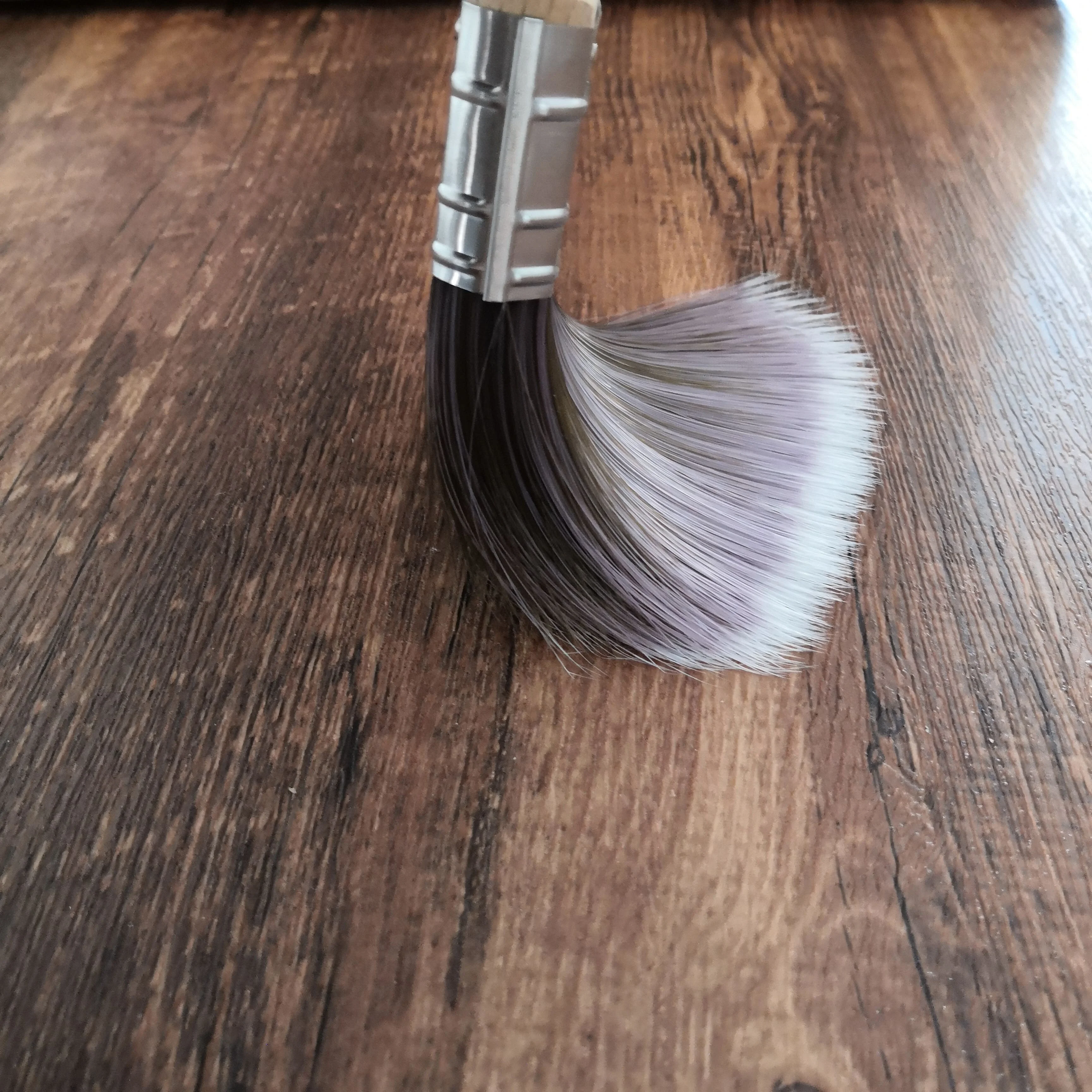 100% polyester Beech wood handle 3inch flat purdy paint brush