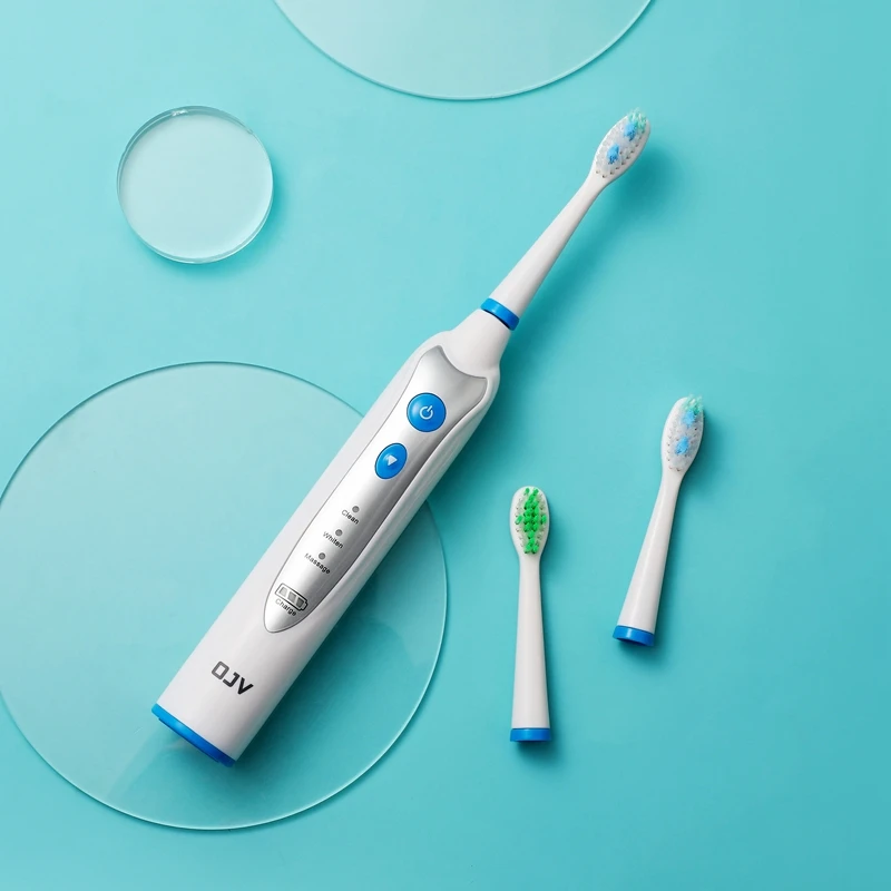 Manufacturer Customized Private Label 3 Modes Wireless Charging IPX7 Waterproof 20 Days Battery Last Sonic Electric Toothbrush