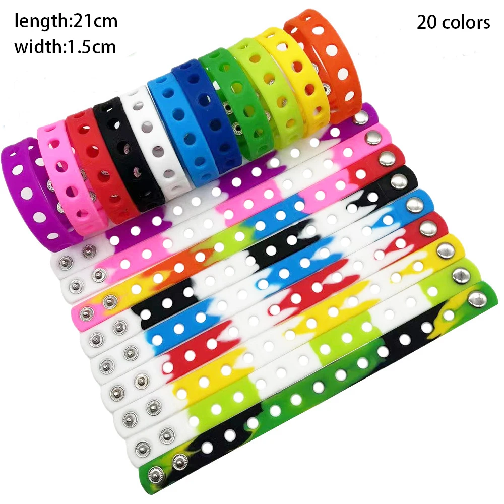Hot Sale Elastic Silicone Rubber Sports  Wristband Women Men Friendship Wrap Bracelet For Gift