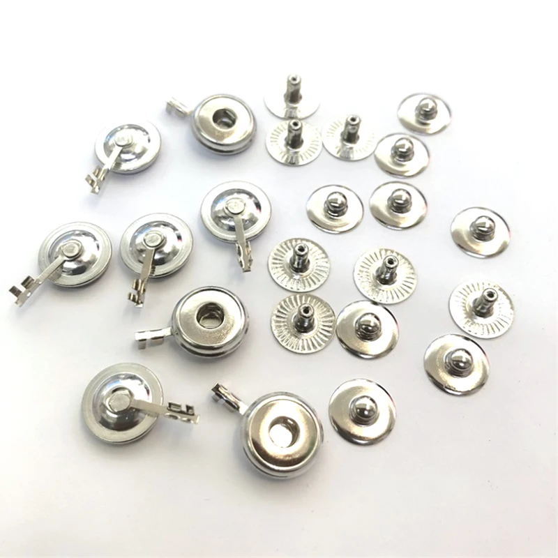 3.5 4.0 5.0mm ECG Electrode Female Snap Button With terminal easy welding wire medical electrodes