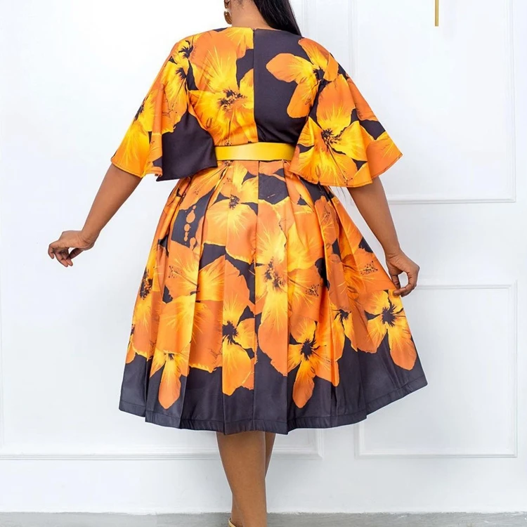 Roupas Femininas Vestidos African Moroccan Kitenge Rasta Plus Size Woman Clothe Wholesale Clothes Turkey Dresses