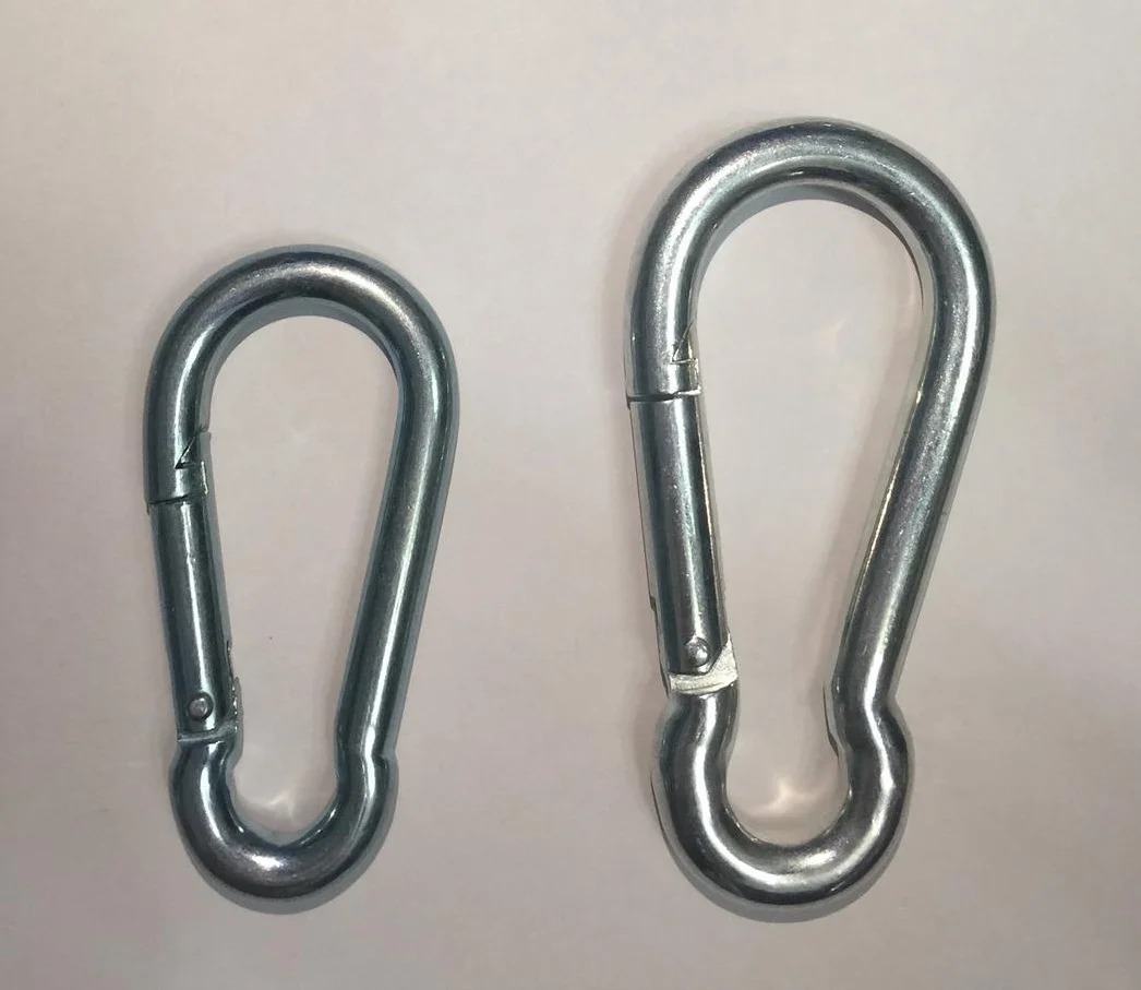 Galvanized high strength Safety Climbing DIN5299C Carabiner Snap Hook Made in China