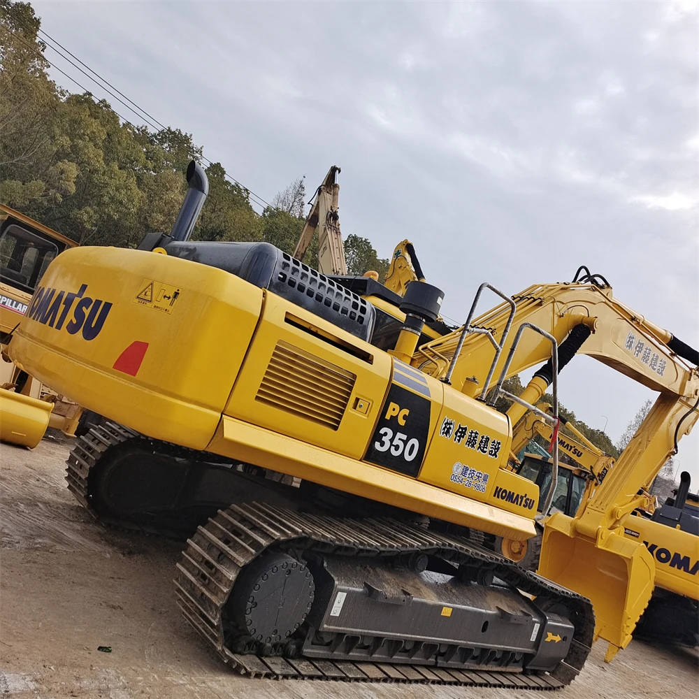 Used original Komatsu PC350 excavator 35 tons Komatsu PC270 PC300 large hydraulic crawler backhoe excavator