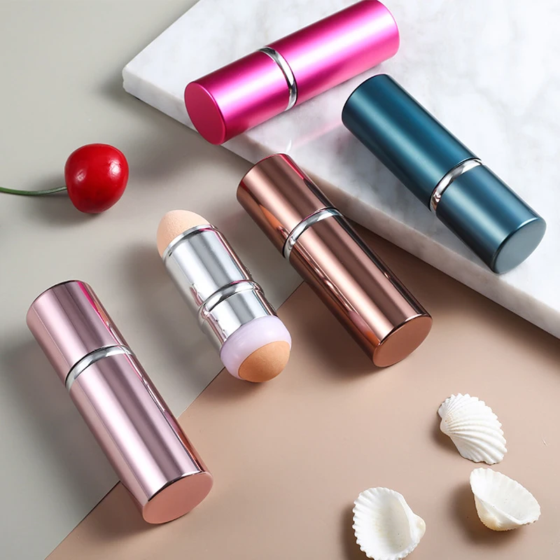 Natural Lava Volcanic Stone Oil-absorbing Portable Facial Volcanic Oil Absorbing Ball Roller With Sponge