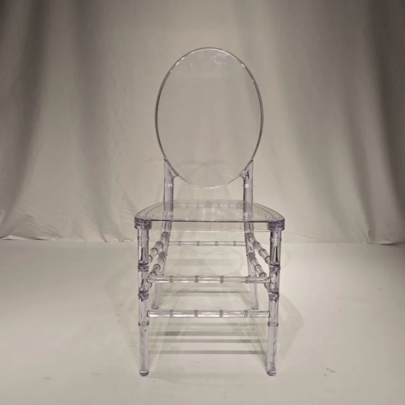 Stackable Transparent Acrylic Event Wedding Furniture Clear Crystal Banquet Louis Ghost Chairs